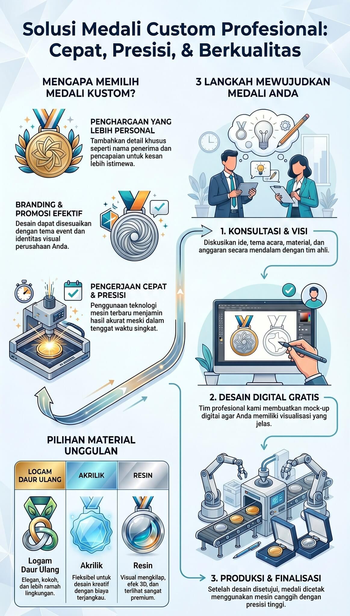 Jasa Pembuatan Medali Jasa Pembuatan Medali
