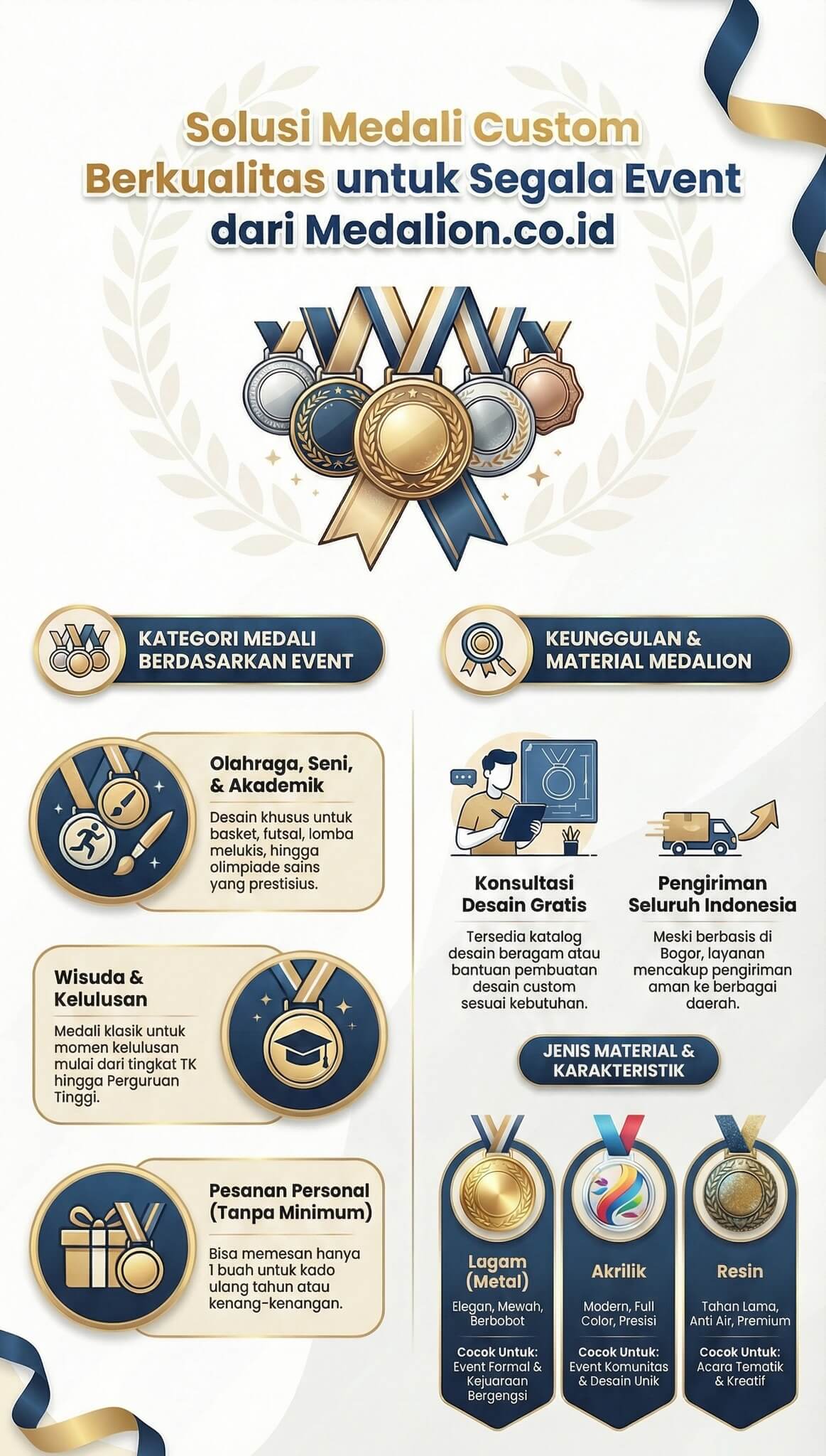 Infografik Jual Medali