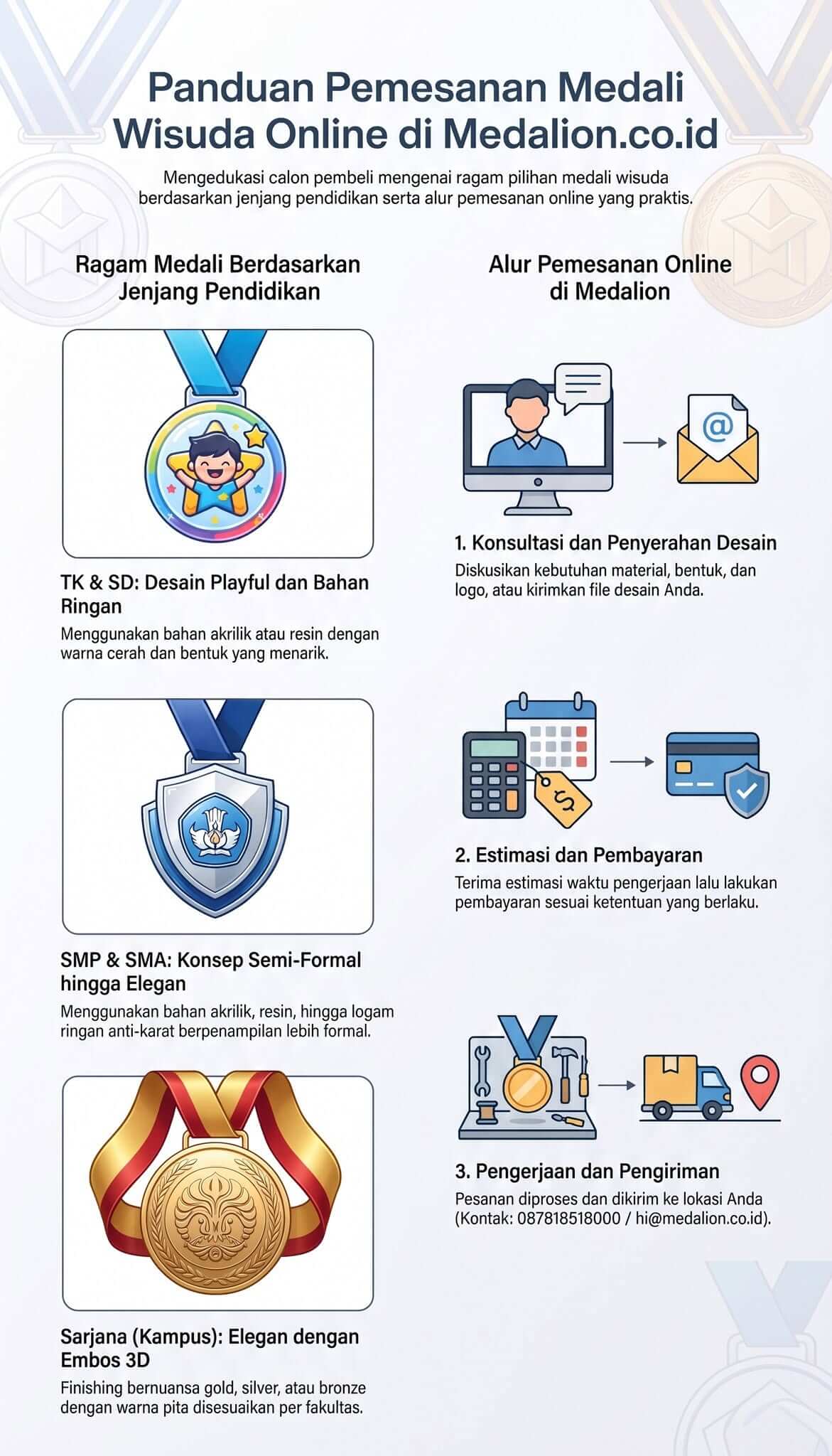 Medali Wisuda Sekolah