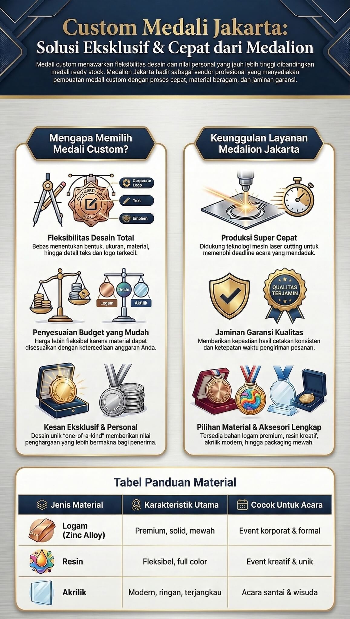 Infografik Medali Jakarta