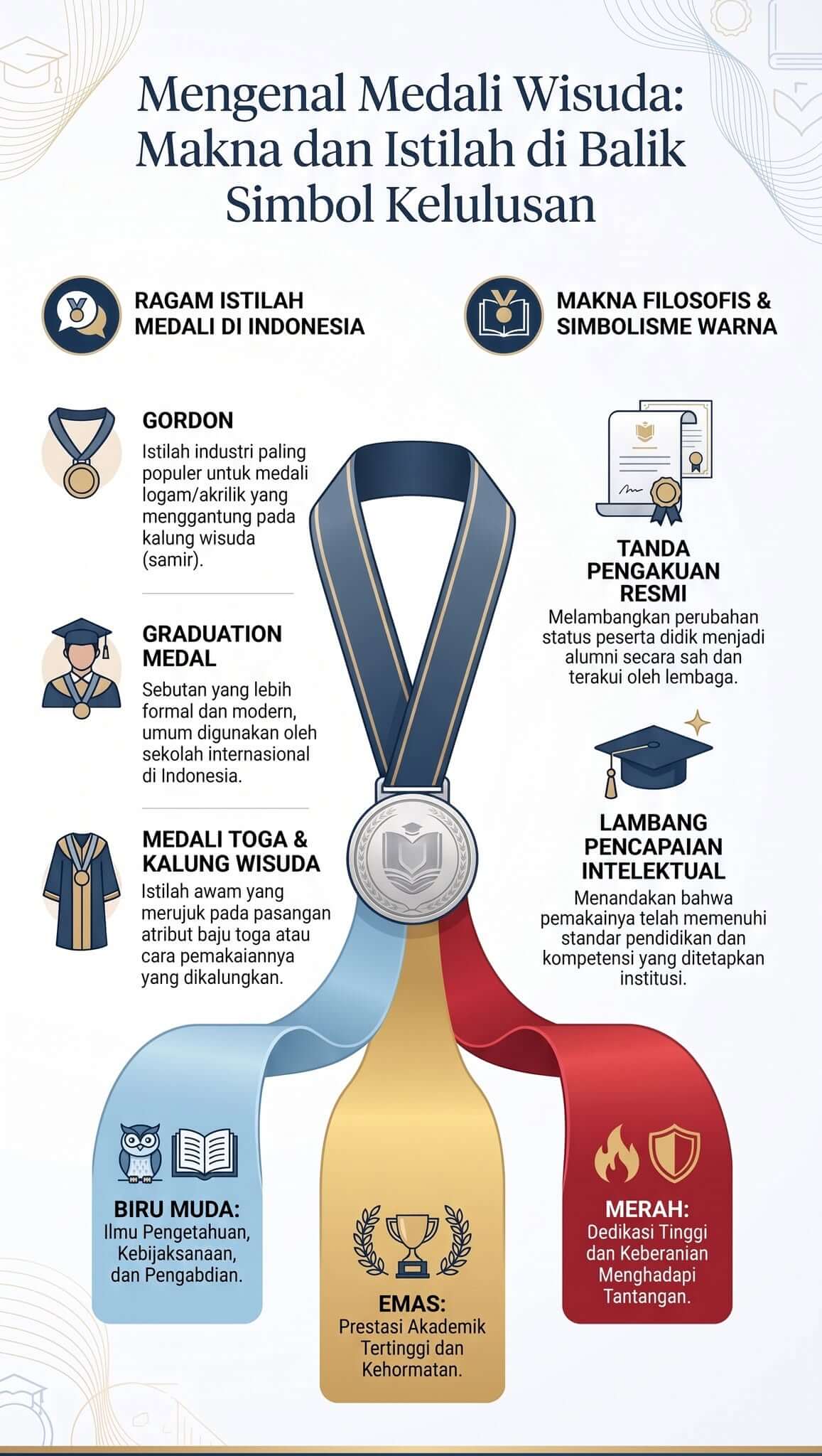 Medali untuk Wisuda Namanya Apa
